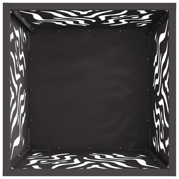 Bålsted Sort 40 x 40 x 40 cm Stål