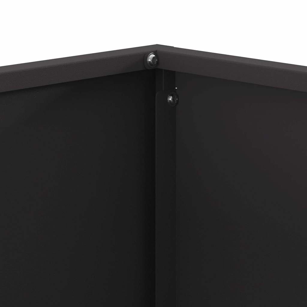 Bålsted Sort 60 x 60 x 40 cm Stål