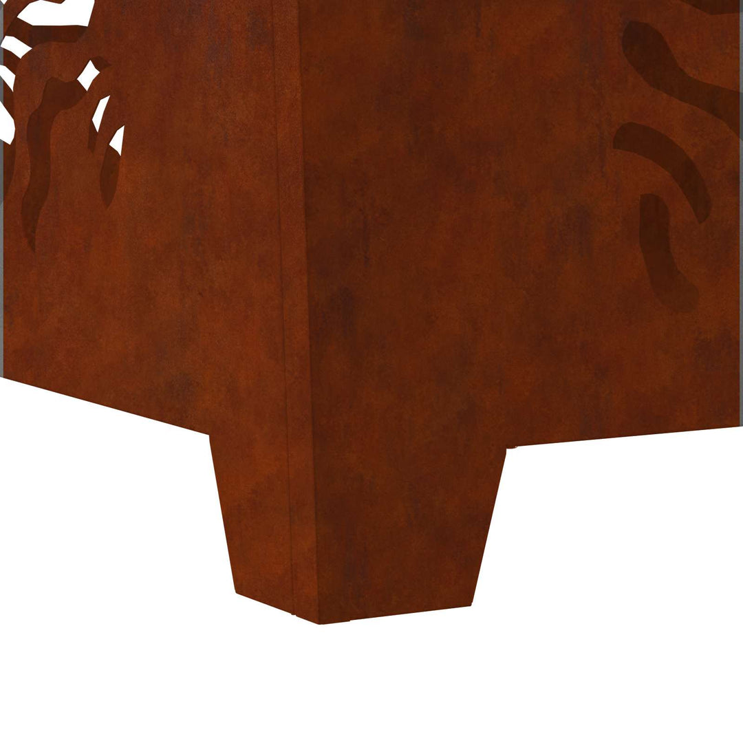 Bålsted Brun 60 x 60 x 40 cm Stål