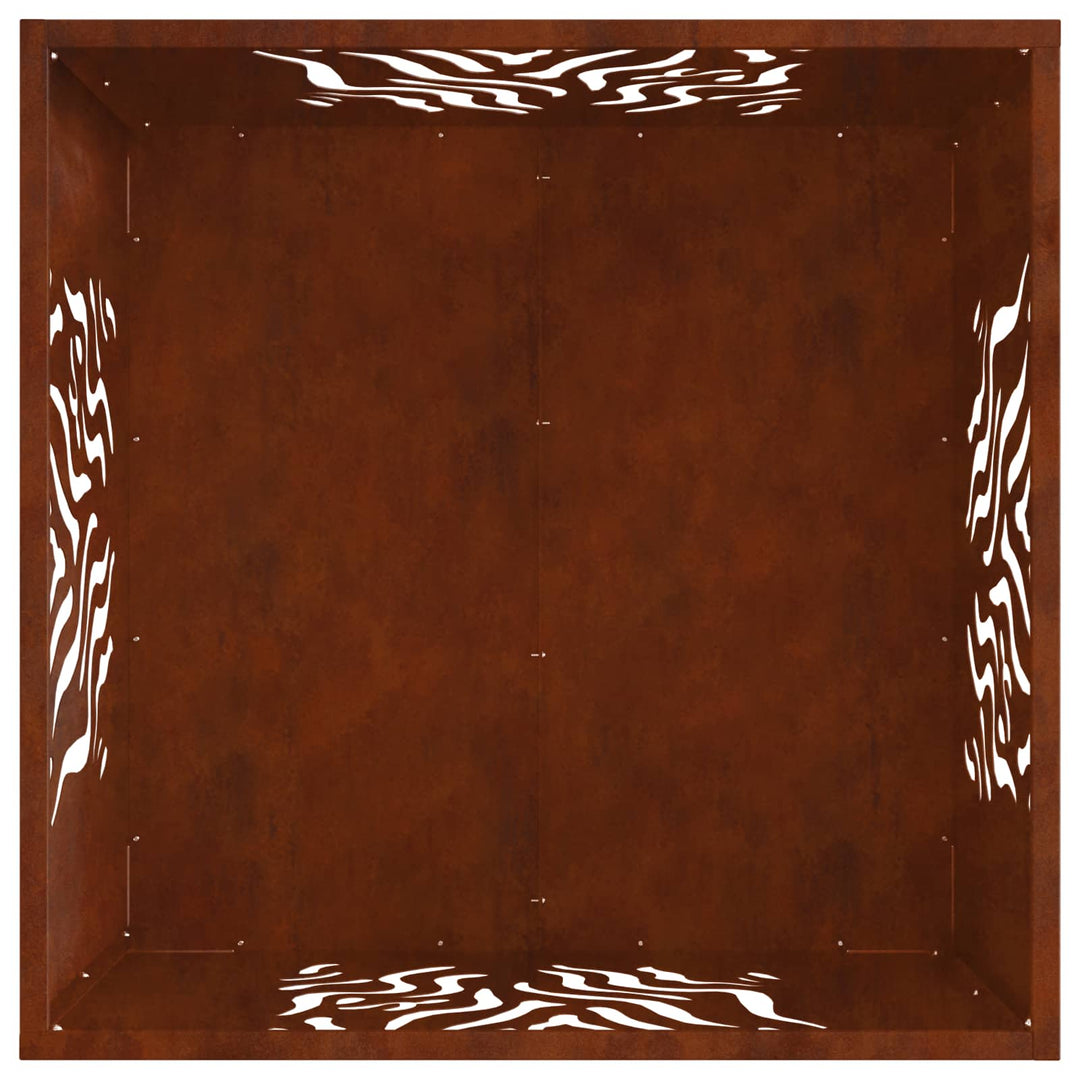 Bålsted Brun 60 x 60 x 40 cm Stål