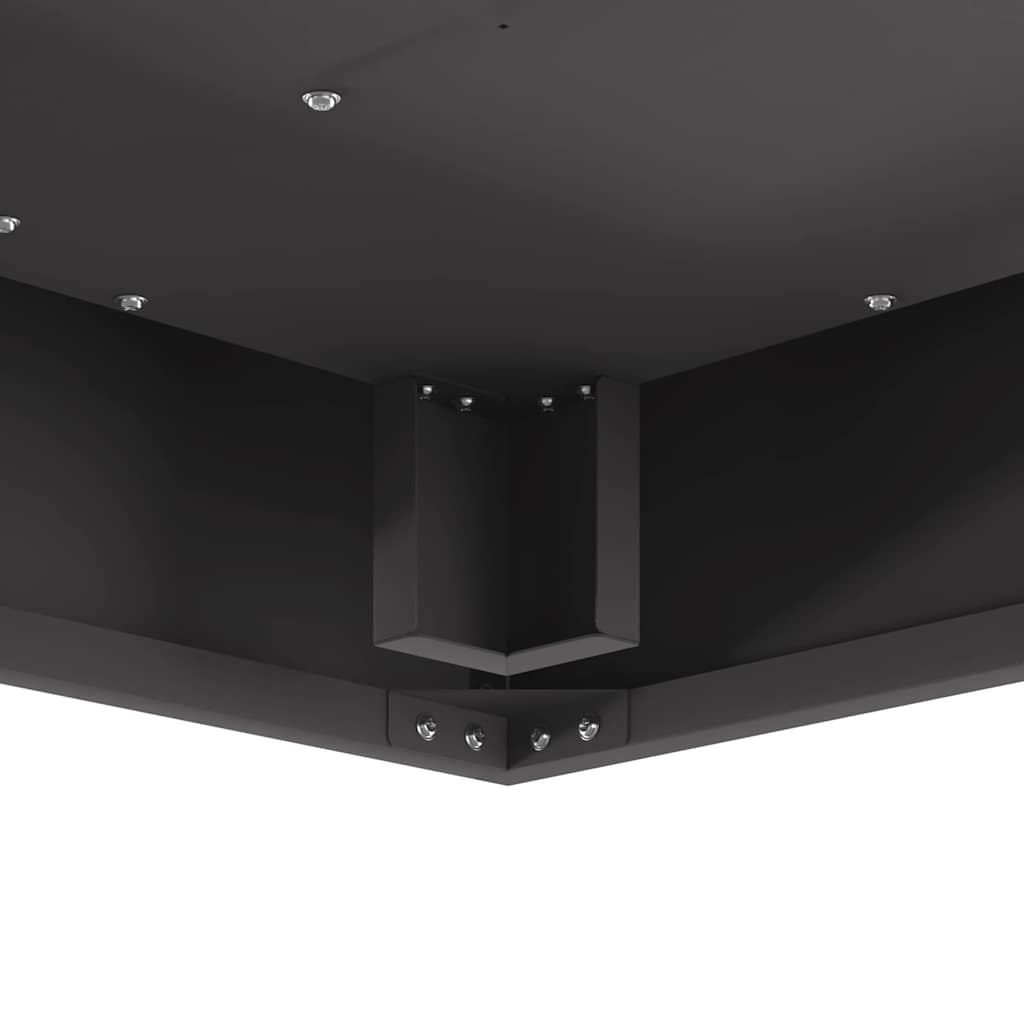 Bålsted Sort 60 x 60 x 30 cm Stål