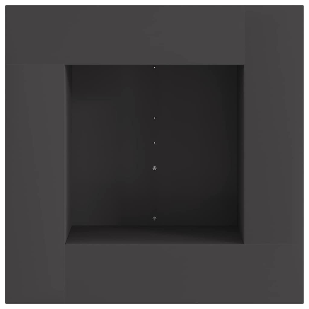 Bålsted Sort 60 x 60 x 30 cm Cortenstål