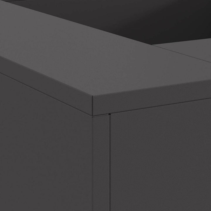 Bålsted Sort 80 x 80 x 40 cm Koldvalset stål