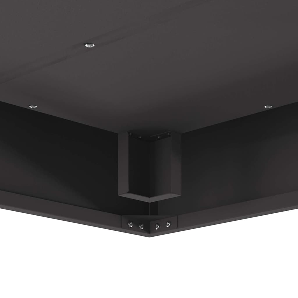 Bålsted Sort 80 x 80 x 40 cm Koldvalset stål