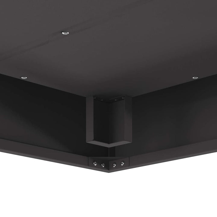 Bålsted Sort 80 x 80 x 40 cm Koldvalset stål