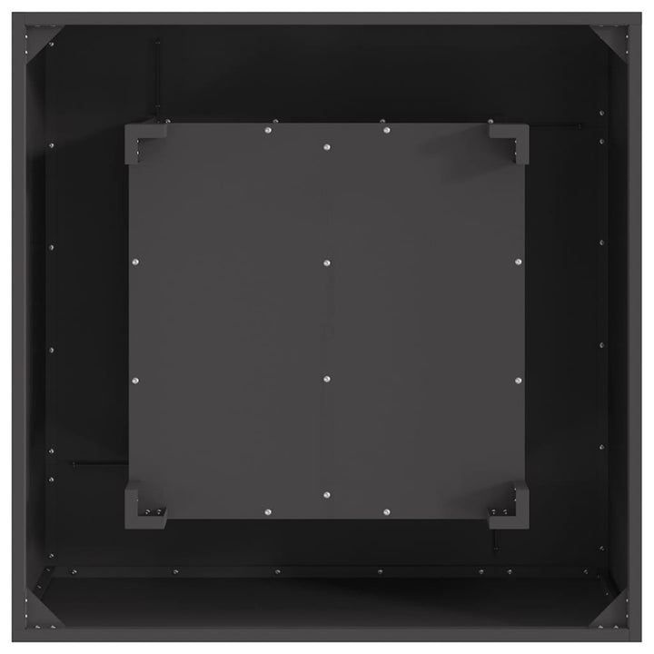 Bålsted Sort 80 x 80 x 40 cm Koldvalset stål