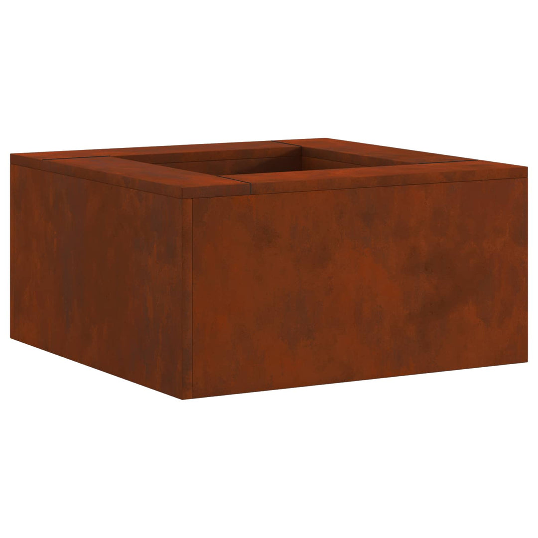 Bålsted Brun 80 x 80 x 40 cm Cortenstål