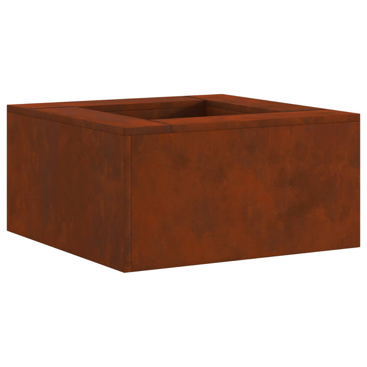 Bålsted Brun 80 x 80 x 40 cm Cortenstål