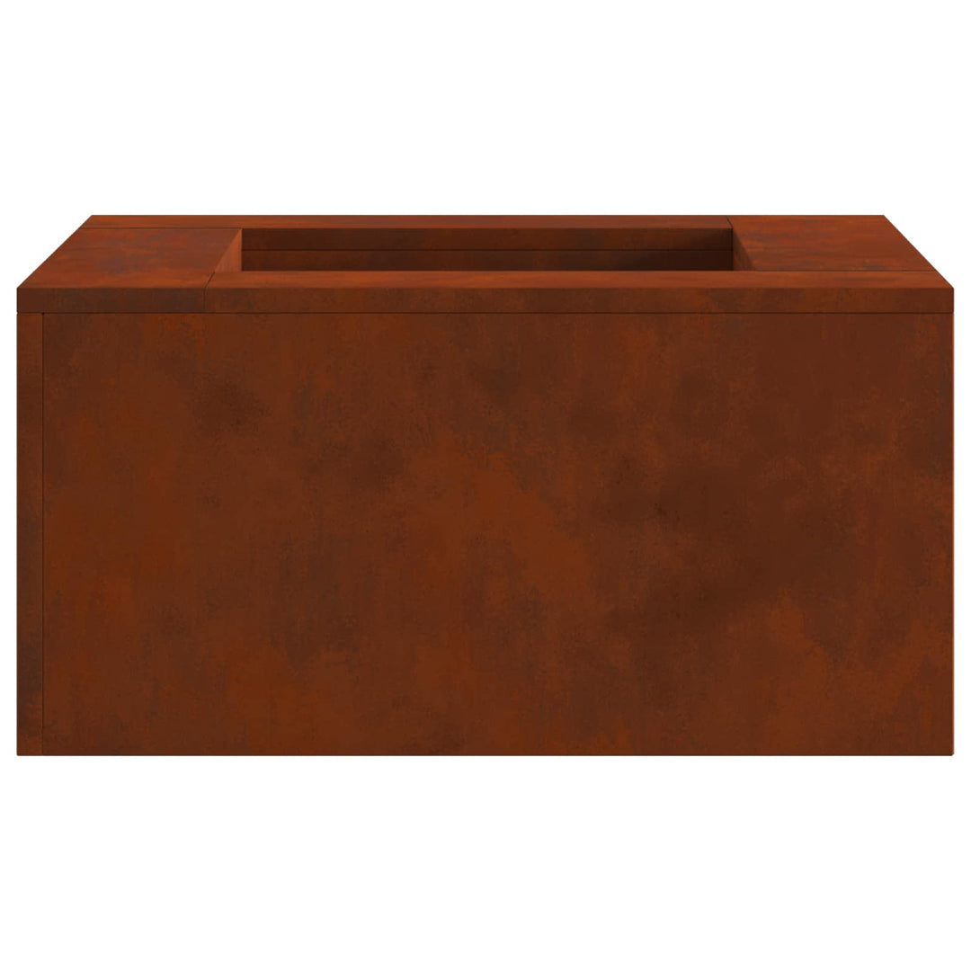 Bålsted Brun 80 x 80 x 40 cm Cortenstål