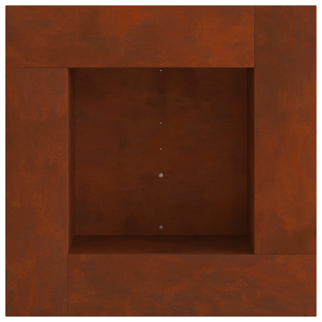 Bålsted Brun 80 x 80 x 40 cm Cortenstål