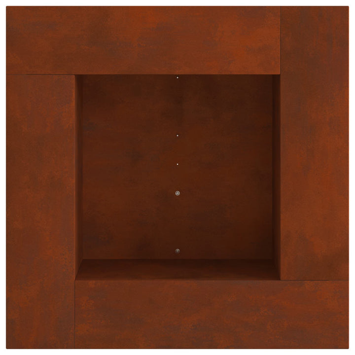 Bålsted Brun 80 x 80 x 40 cm Cortenstål