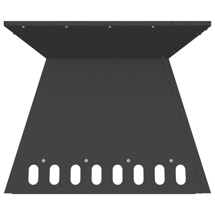 Bålsted Sort 48 x 48 x 40 cm Stål