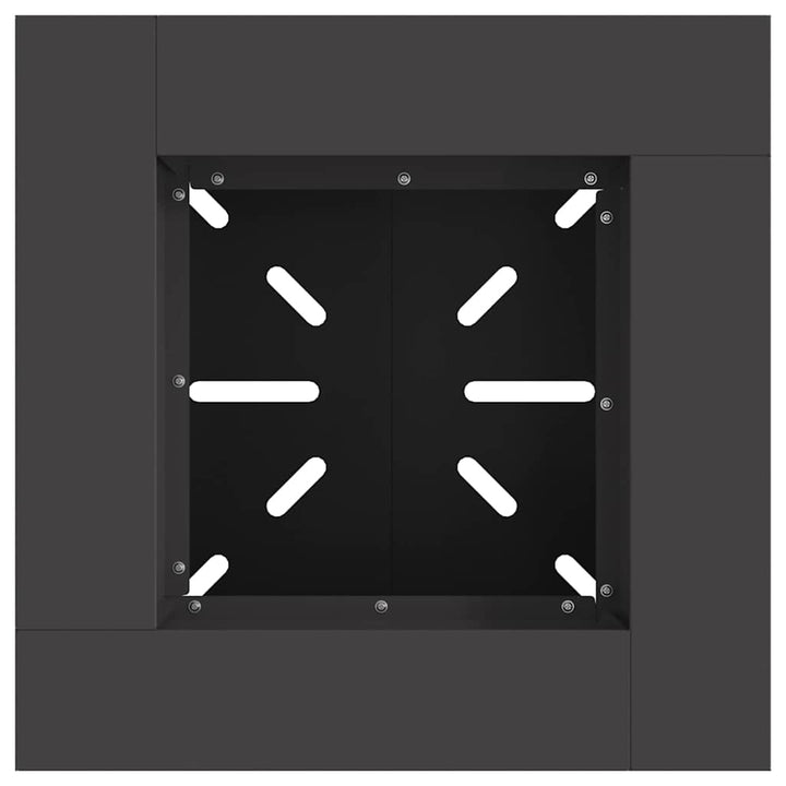 Bålsted Sort 48 x 48 x 40 cm Stål