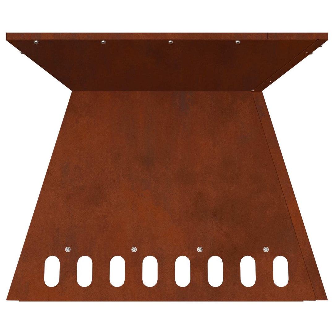 Bålsted Brun 48 x 48 x 40 cm Cortenstål