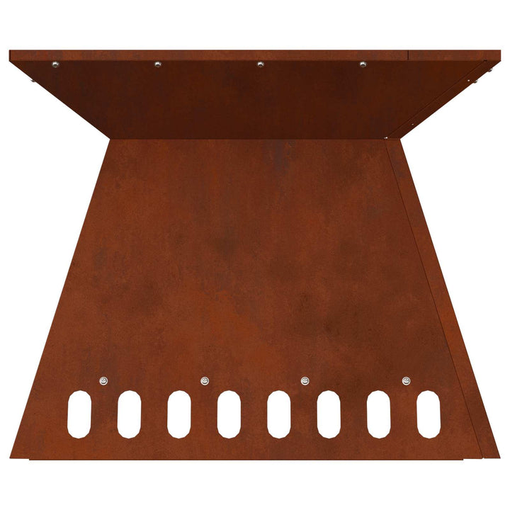 Bålsted Brun 48 x 48 x 40 cm Cortenstål