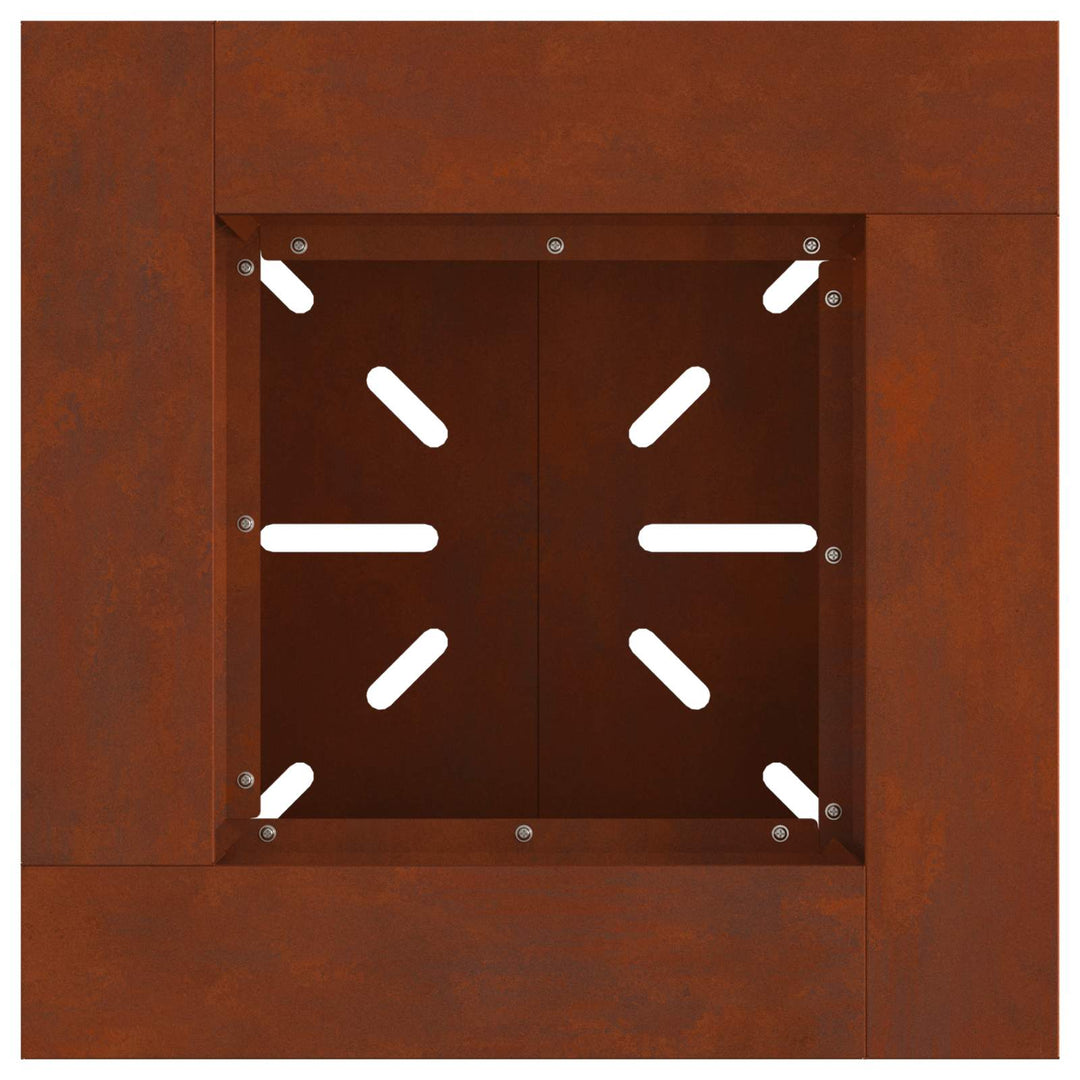 Bålsted Brun 48 x 48 x 40 cm Cortenstål