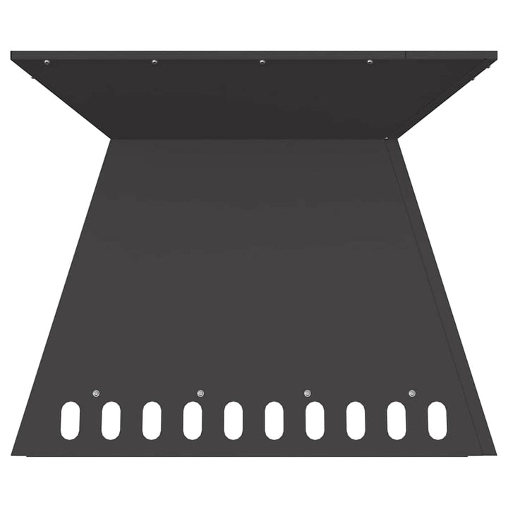 Bålsted Sort 60 x 60 x 50 cm Stål