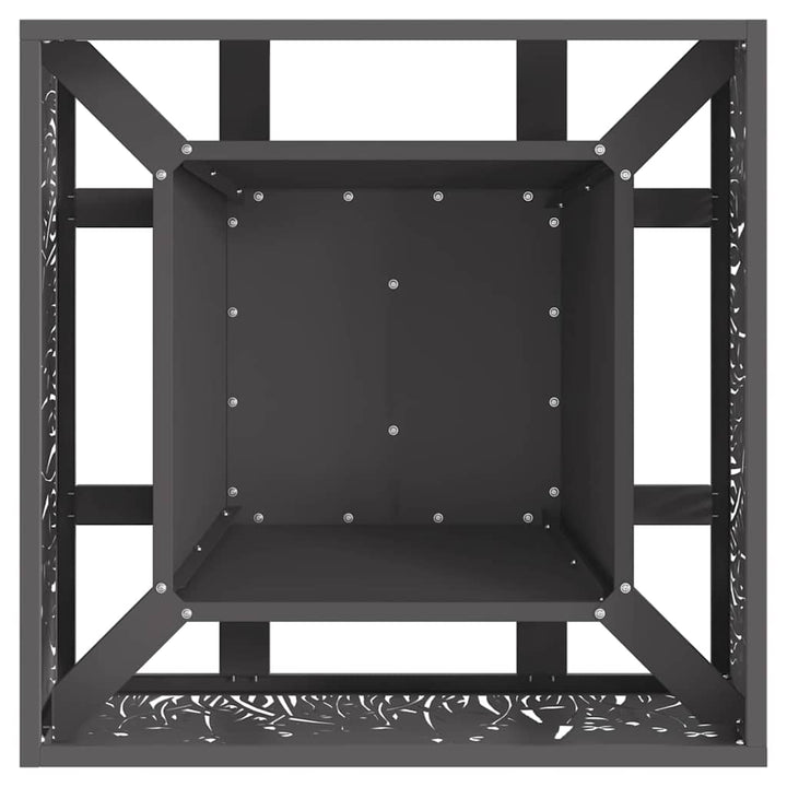 Bålsted Sort 60 x 60 x 30 cm Stål