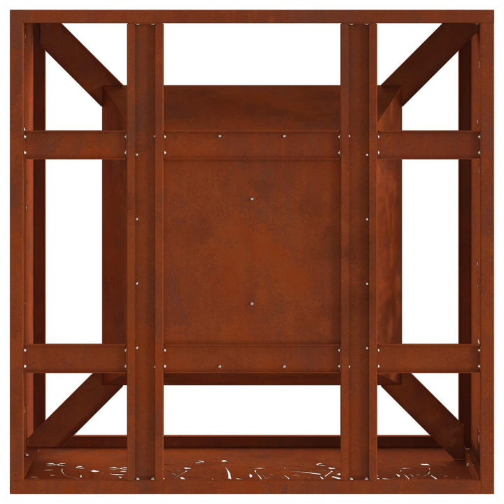 Bålsted Brun 60 x 60 x 30 cm Cortenstål
