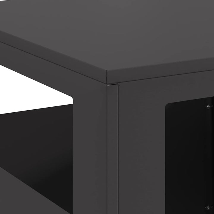 Bålsted Sort 35 x 35 x 100 cm Stål