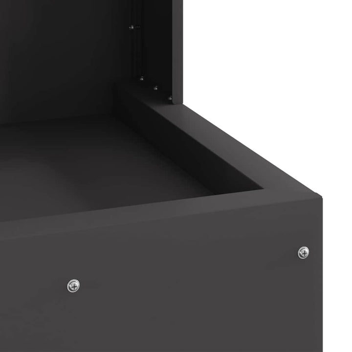 Bålsted Sort 35 x 35 x 100 cm Stål