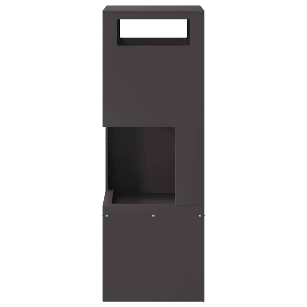 Bålsted Sort 35 x 35 x 100 cm Stål