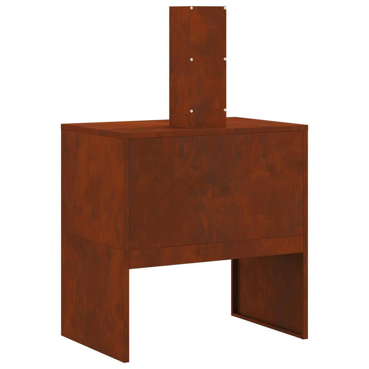 Bålsted Brun 60 x 40 x 96 cm Cortenstål