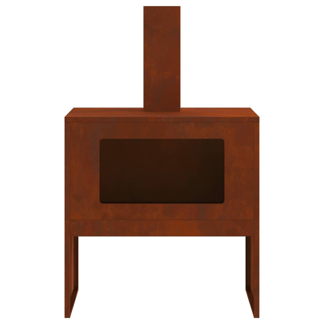 Bålsted Brun 60 x 40 x 96 cm Cortenstål