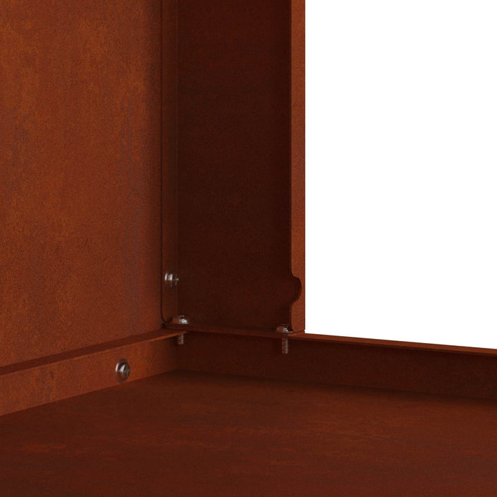 Bålsted Brun 80 x 50 x 96 cm Cortenstål