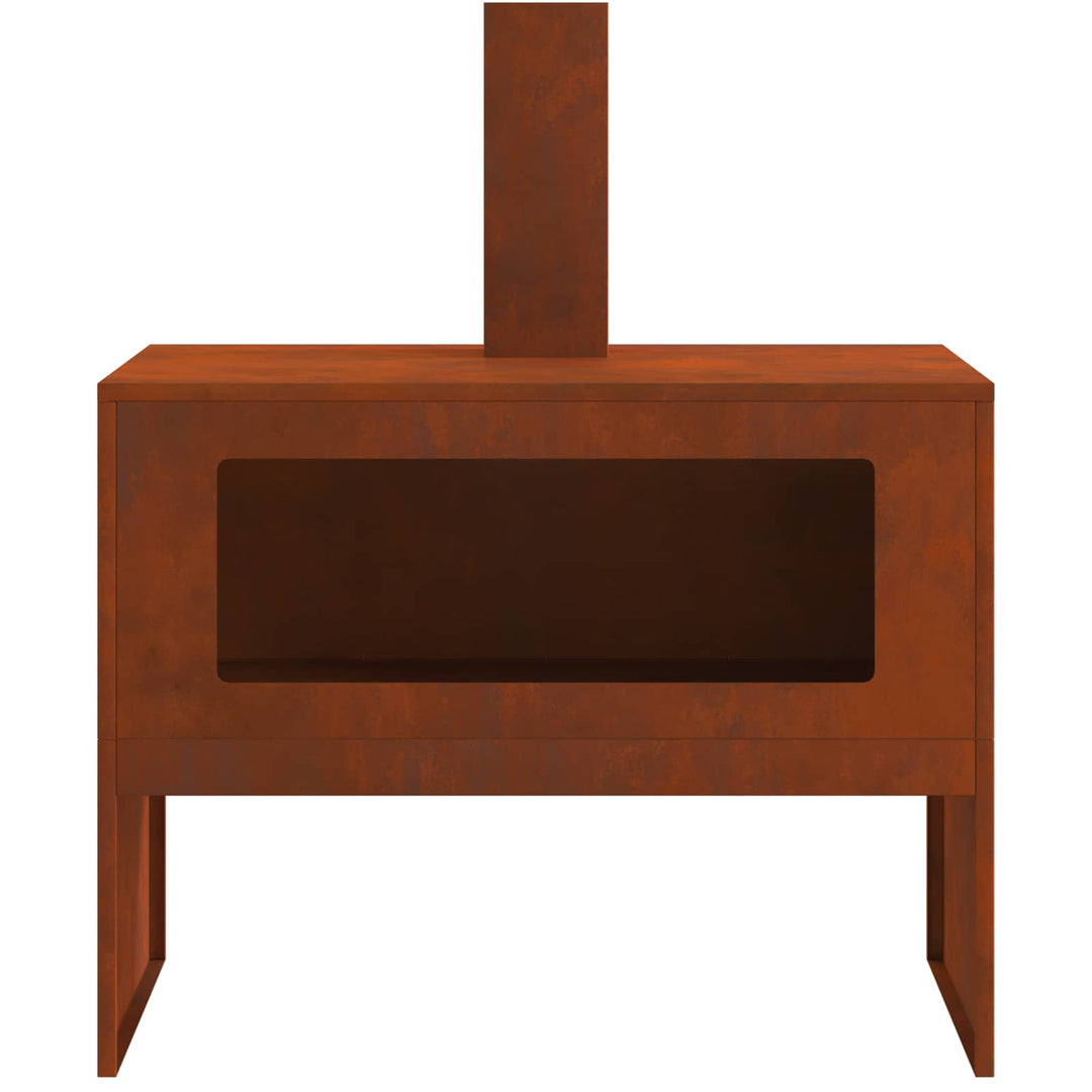 Bålsted Brun 80 x 50 x 96 cm Cortenstål