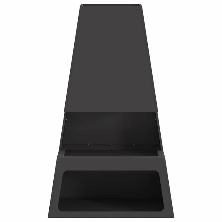 Bålsted Sort 60 x 35 x 100 cm Stål