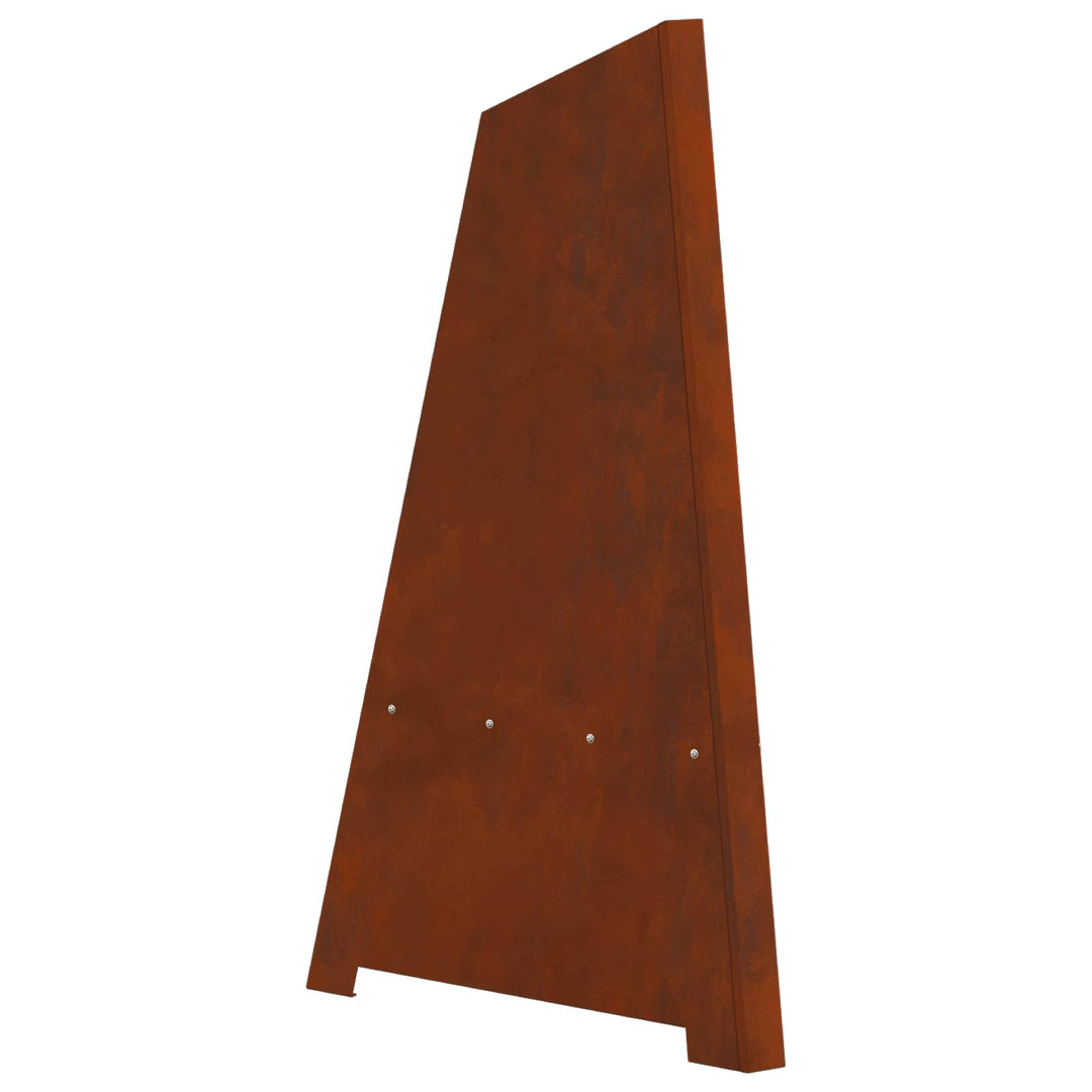 Bålsted Brun 50 x 50 x 95 cm Cortenstål