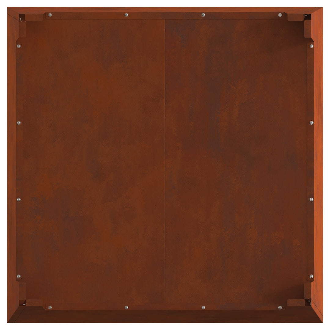 Bålsted Brun 80 x 80 x 43 cm Cortenstål