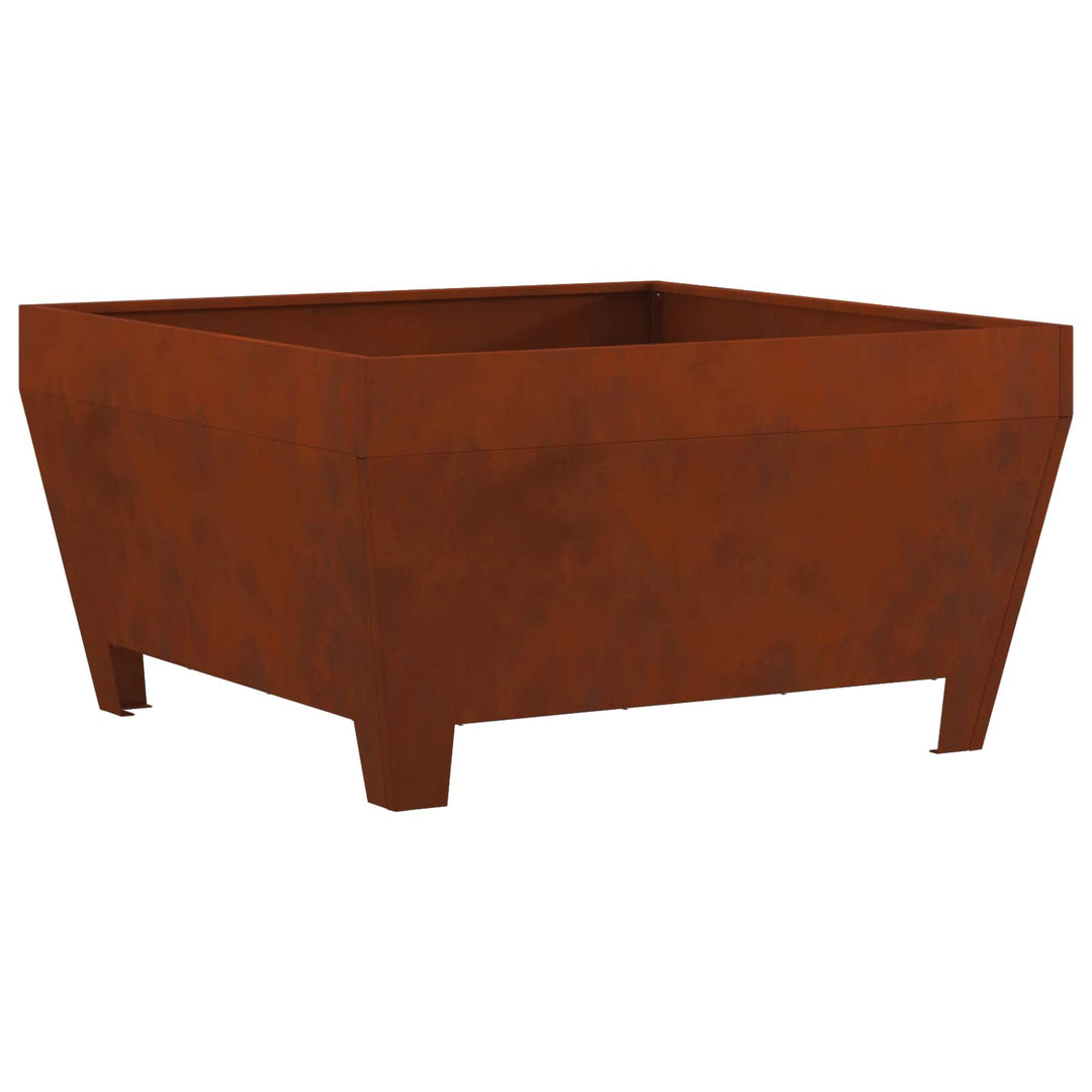 Bålsted Brun 80 x 80 x 43 cm Cortenstål