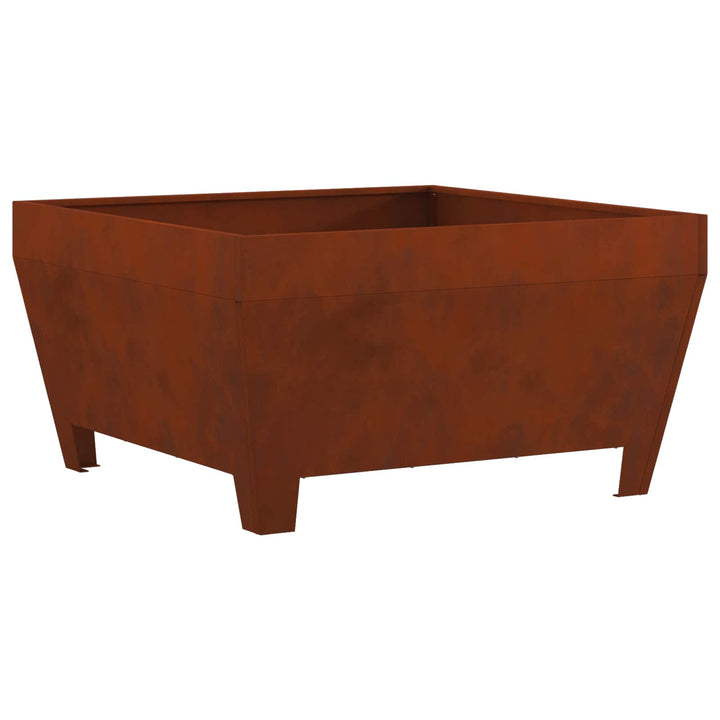 Bålsted Brun 80 x 80 x 43 cm Cortenstål