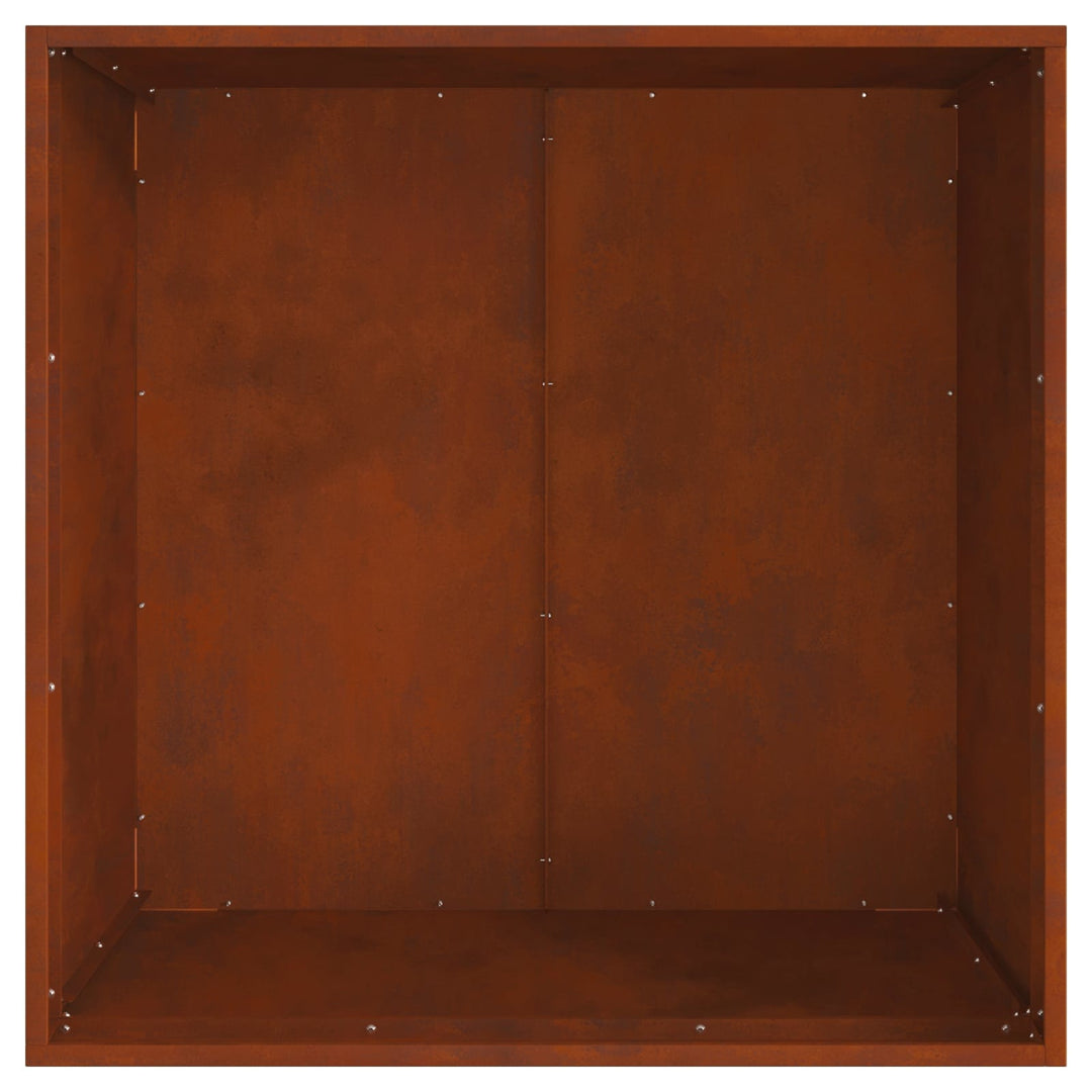 Bålsted Brun 80 x 80 x 43 cm Cortenstål