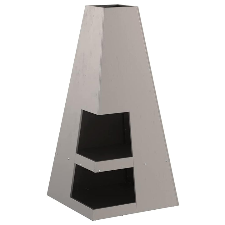 Bålsted Brun 50 x 50 x 100 cm Stål