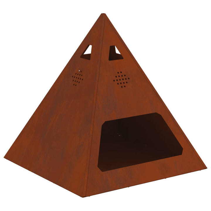 Bålsted Brun 50 x 50 x 51 cm Cortenstål