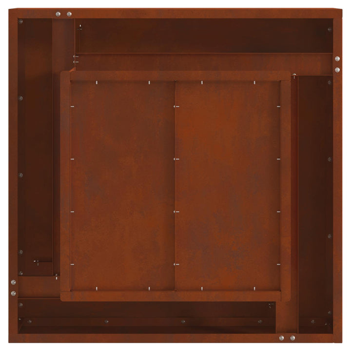 Bålsted Brun 60 x 60 x 30 cm Cortenstål