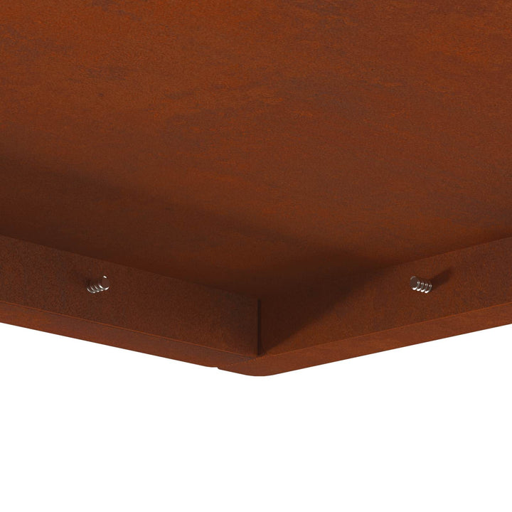 Bålsted Brun 80 x 80 x 40 cm Cortenstål