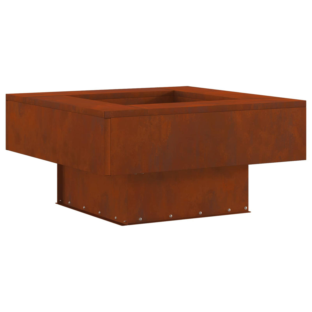 Bålsted Brun 80 x 80 x 40 cm Cortenstål