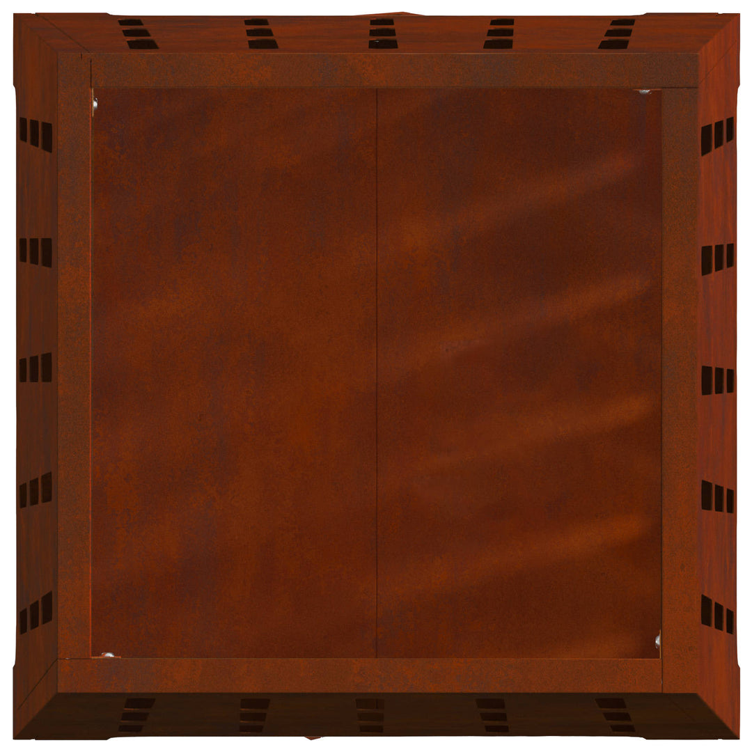 Bålsted Brun 50 x 50 x 70 cm Cortenstål