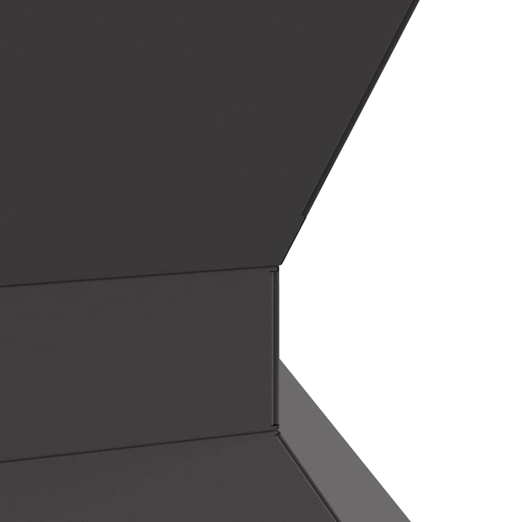 Bålsted Sort 50 x 50 x 40 cm Stål