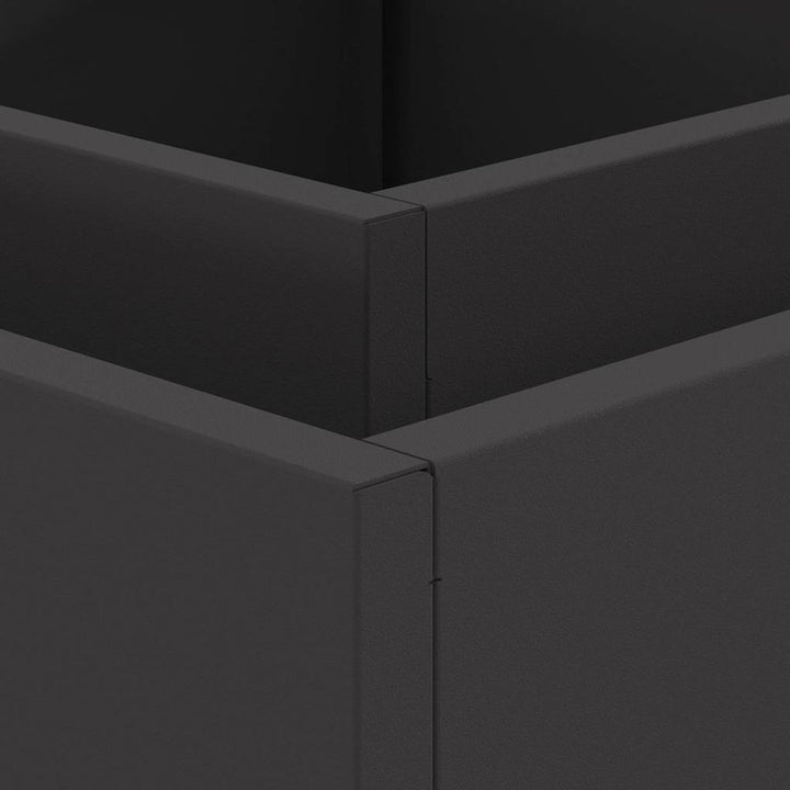 Bålsted Sort 60 x 60 x 30 cm Stål