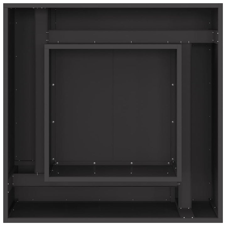 Bålsted Sort 80 x 80 x 40 cm Koldvalset stål