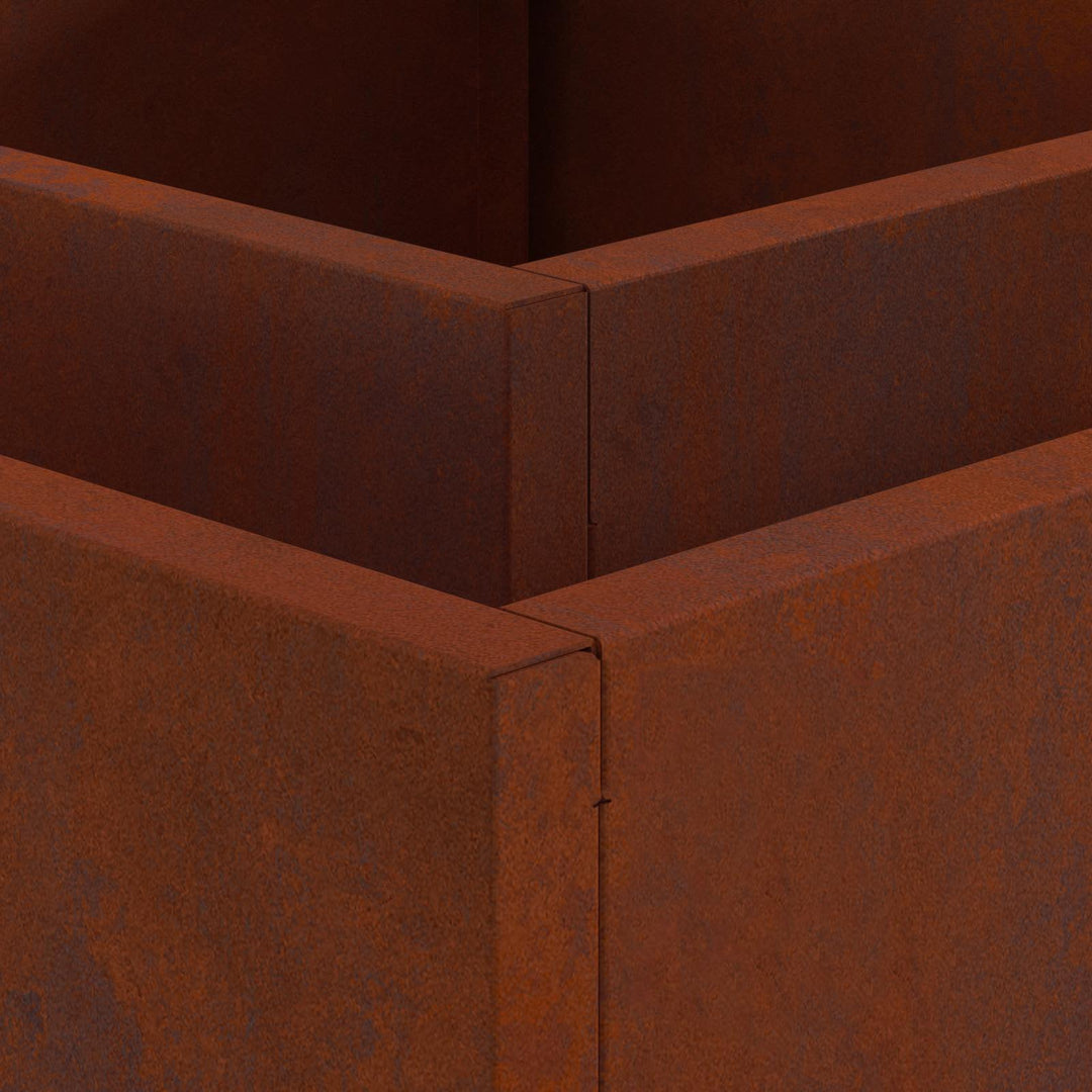 Bålsted Brun 80 x 80 x 40 cm Cortenstål