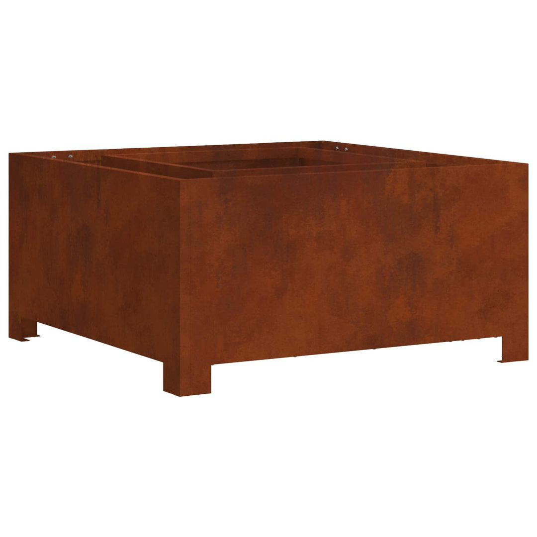 Bålsted Brun 80 x 80 x 40 cm Cortenstål