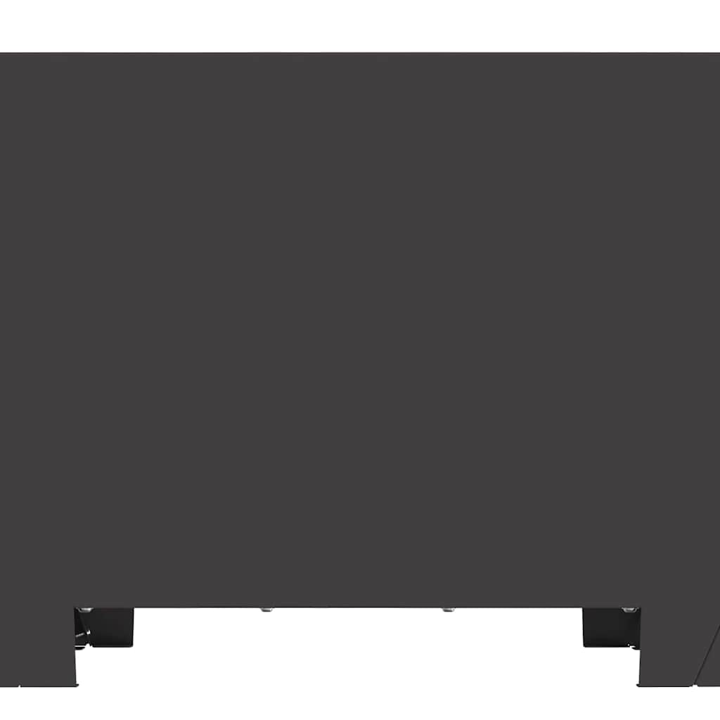 Bålsted Sort 60 x 60 x 30 cm Stål