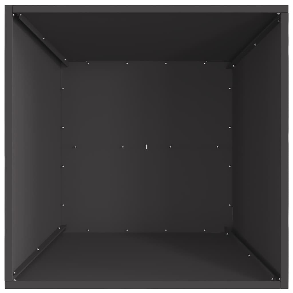Bålsted Sort 60 x 60 x 30 cm Stål