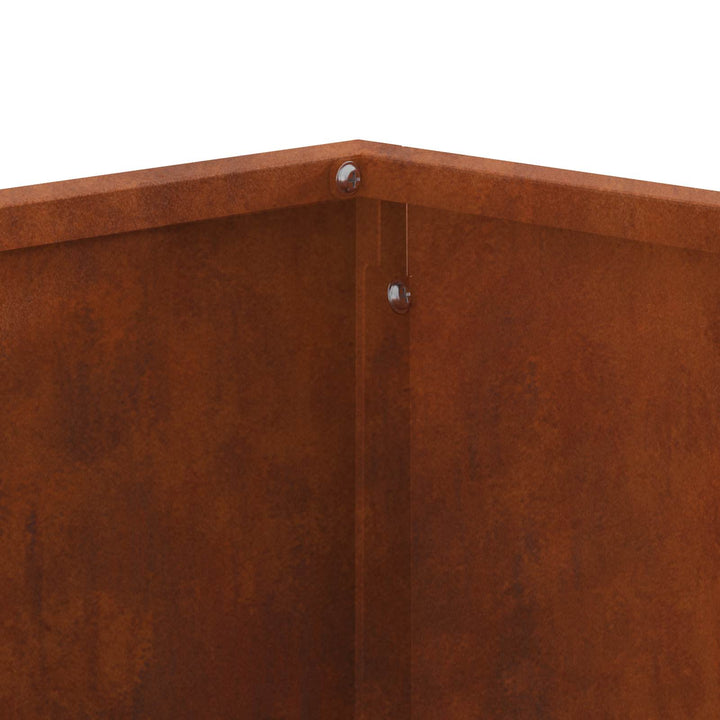 Bålsted Brun 60 x 60 x 30 cm Vejrbestandigt Stål